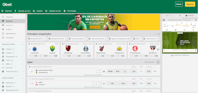 Tabela do jogo do